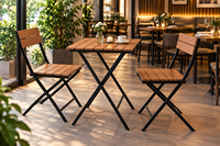 Ensemble table et chaises en métal pour la vente en gros B2B – Mobilier commercial pour restaurants, cafés et hôtellerie