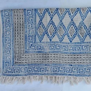 Manta Tejida a Mano de Algodón 100% Indio con Estampado Africano, Ecológica, Precio de Fábrica al Por Mayor - Product Image 3