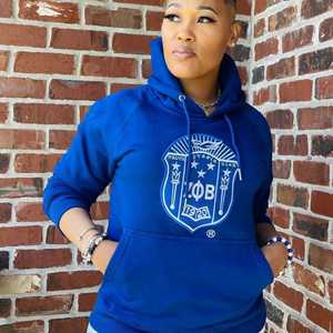 เสื้อฮู้ด Zeta Phi Beta พรีเมียม ปักลายเชนิลล์ เสื้อผ้าชมรมพี่น้องชาวกรีก สำหรับทุกเพศ ทำจากผ้าฝ้าย - Product Image 3