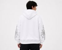 Fabricant de vêtements OEM, logo personnalisé, sweat-shirt à fermeture éclair avec strass et jogging, ensemble de survêtement 2 pièces, hiver, ODM, unisexe, 100% coton