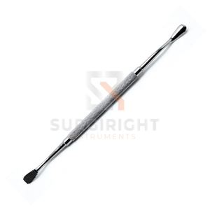 Lime à os chirurgicale manuelle en acier inoxydable à double extrémité, à dents dentelées et manche creux, pour la chirurgie orthopédique et générale - Product Image 1