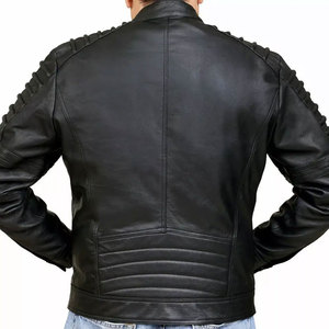 Latest Style High Quality Waterproof Breathable Winter <b>Leather</b> Bomber <b>Jackets</b> in Cheap Price High Street Style for Men - Product Image 3