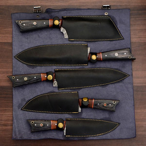 Advanced Damascus Steel <b>Kitchen</b> Knife Set With Balanced Weight And Smooth Handling For <b>Kitchen</b> Work - Product Image 3