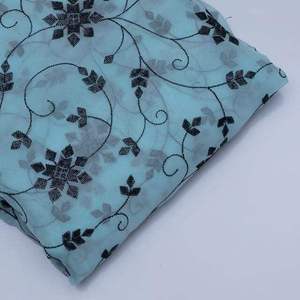 Tissu en Chiffon Brodé Malty Dobby 100% Polyester Respirant Écologique pour Mariage, Couleurs Personnalisées, Fournisseur Textile Export - Product Image 1