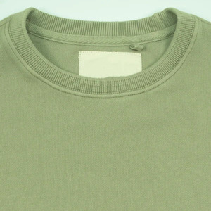 Women's Olive Green Hooded Pullover <b>Long</b> Fleece Anti-Wrinkle <b>Sweatshirt</b> 100% Cotton Knitted Cartoon Pattern Regular Fit Front - Product Image 2