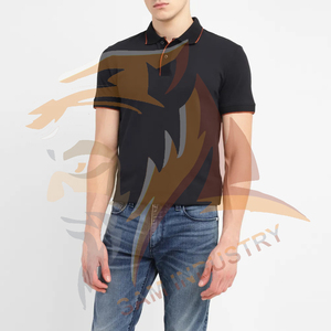 Nouveauté : Polos décontractés pour hommes, vente chaude, logo personnalisé imprimé, 100% coton respirant, couleur unie - Product Image 6