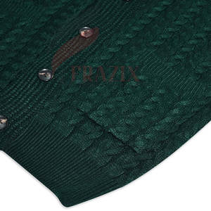 Vêtements d'extérieur pour hommes, cardigan en tricot à manches longues, boutonné, doux, chaud, décontracté, pour le travail, le bureau, les activités de plein air - Product Image 4