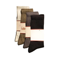 Chaussettes hautes en coton pour hommes de haute qualité, motif vintage, écologiques, confortables, pour le sport et les occasions formelles