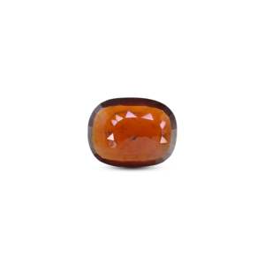 Luxury 5.45 Carat Natural Hessonite Gomed Loose Gemstone Raw Garnet 15mm for Fine Jewelry - Product Image 1
