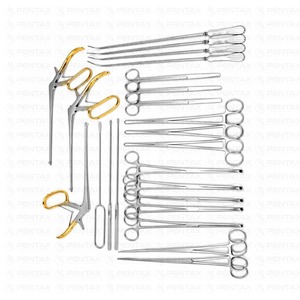 Ensemble de 23 instruments chirurgicaux pour obstétrique et gynécologie, pinces chirurgicales en acier inoxydable allemand, marque Pentax, instruments médicaux réutilisables de haute qualité - Product Image 3
