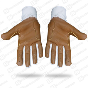 Gants de frappe de baseball en cuir véritable de haute qualité, ambidextres, fermeture Velcro, durables, souples, légers, pour l'entraînement - Product Image 4