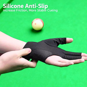 OEM High Quality Billiard Glove Custom logo Manufacturer Elastic Breathable <b>Pool</b> <b>Accessories</b> Three - Product Image 3