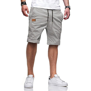 Pantalones Cortos Deportivos Cargo de Verano para Hombre, de Calidad, Casuales, de Poliéster/Nylon, Tejido, con Múltiples Bolsillos, de Secado Rápido, Transpirables, de Cintura Media, Color Sólido - Product Image 1