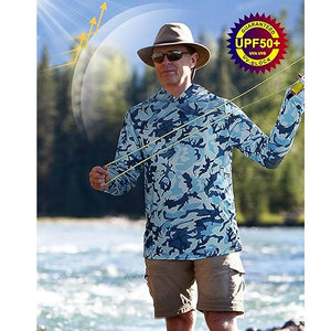 Sweat à capuche de pêche pour homme, style tendance, UPF 50, respirant, en tissu chaud et confortable, décontracté, en promotion - Product Image 4