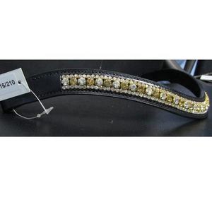 Banda de cejas de caballo de cuero genuino indio - Product Image 2