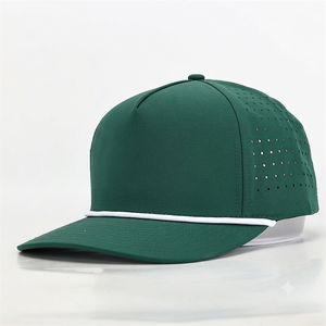 Custom Logo & Color 6-Panel Breathable Perforated Trucker <b>Hat</b> Casual Outdoor Spring <b>Summer</b> for Adults Vietnam Factory Produced - Product Image 1