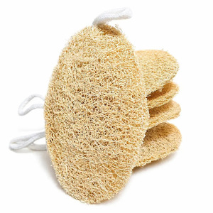 Esponjas exfoliantes de lufa de tamaño personalizado, almohadillas de lufa para exfoliar la piel, exfoliantes corporales, accesorios de baño - Product Image 1