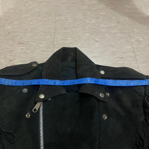 Chaqueta de cuero de gamuza para mujer al por mayor, chaqueta de cuero de gamuza de alta calidad con borlas, cuello vuelto, manga larga - Product Image 6