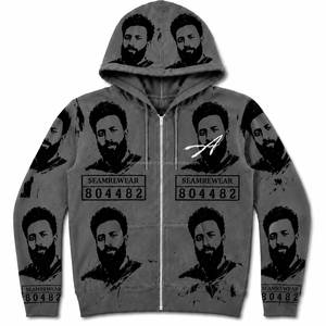 Sweat à capuche zippé pour homme, nouveau design, prix de gros fabricant sur mesure, Asali-Hoodies, Searewear - Product Image 1