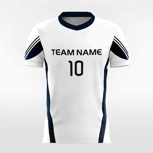 Camisetas de fútbol de poliéster personalizables de alta calidad con impresión por sublimación de logotipo, cantidad mínima de pedido baja. - Product Image 4