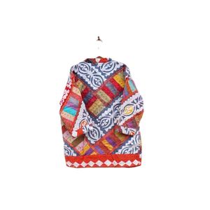 เสื้อแจ็กเก็ต Kantha แบบมีหลายสีสำหรับใส่ในงานปาร์ตี้งานตัดเย็บแบบดั้งเดิมสวยงาม - Product Image 2