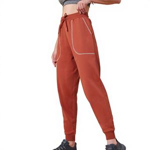 กางเกงเอวสูงผู้หญิงทรงตรงสำหรับสวมใส่กลางแจ้งในฤดูหนาว - Product Image 4