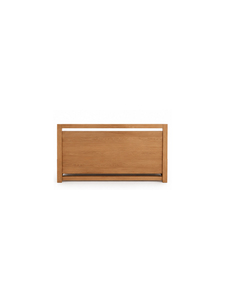 Lit plateforme minimaliste en chêne massif, taille Queen, avec tiroir de rangement, structure en bois pour la maison, l'hôtel et la villa - Product Image 6