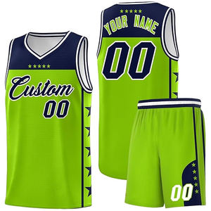 Conjunto de Uniforme de Baloncesto Personalizado con Logotipo, Nombre y Número, 100% Poliéster, Impresión Digital, Ropa Deportiva Unisex para Universidad - Product Image 1