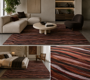 Alfombra Moderna de Pelo Largo, Lavable, de Color Sólido, Antibacteriana, Rectangular, de Lana, con Base Antideslizante de Látex, para Sala de Estar - Product Image 3