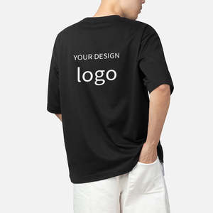 เสื้อยืดผ้าฝ้ายเปล่าขายส่งสำหรับงานรีดร้อน |   เสื้อยืดสีดำเรียบ สำหรับงานพิมพ์ตามสั่งและธุรกิจขนาดเล็ก MOQ ต่ำ - Product Image 2