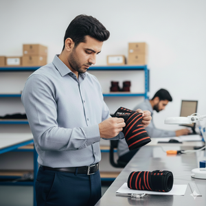 Rexfit Sports - Rodilleras Elásticas de Compresión para Levantamiento de Pesas, Soporte para Rodillas para Gimnasio y Levantamiento de Pesas - Product Image 5