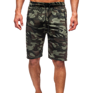 Shorts de sport pour homme coupe ajustée, taille haute, avec cordon de serrage, style jogger, respirants, écologiques, haute qualité, personnalisables - Product Image 1