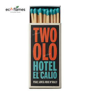 Fósforos DE SEGURIDAD DE MADERA impresos personalizados para huéspedes de hoteles, proveedor mayorista de exportación a granel, caja de fósforos de calidad de quema confiable de la India - Product Image 4