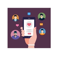 Application de rencontres de conception privée OEM avec fonction personnalisée et application disponible conçue à vendre par les exportateurs