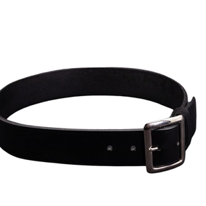 Ceinture en cuir pour homme, finition lisse, cuir véritable de qualité supérieure, boucle durable, style classique pour club. - Product Image 2