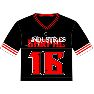 เสื้อยืดตาข่ายผู้ชายแบบแห้งเร็ว ผลิตจากโรงงาน คอวี ลายเรียบ สไตล์ลำลอง มีโลโก้ด้านหน้า เหมาะสำหรับเล่นฟุตบอล - Product Image 1