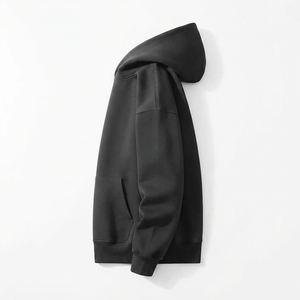 2026 High Quality <b>boys</b> Cotton fleece Custom Logo Streetwear Men's Boxy Hoodie Cotton Baggy Hoodie Heavyweight Hooded Sweatshirt - Product Image 3
