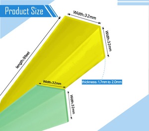 Eco-Friendly Waterproof PVC L-Angle <b>Corner</b> Guard Hospital Use Wall Edge Protection & Interior Decoration Available For Sale - Product Image 4