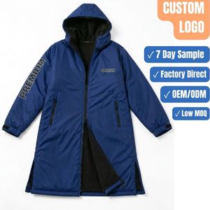 Custom Logo Waterproof Sherpa Lined Long <b>Beach</b> Sports <b>Coat</b> Full Zip Hood OEM Wholesale - Product Image 1