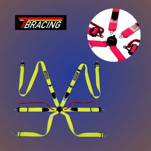 Arnés de Seguridad de Carreras de Alto Rendimiento TBRACING ULTRA-D OEM ODM Personalizado de 2 Pulgadas FIA 8853-2016 de 6 Puntos con Patente de Taiwán y Ajuste Rápido de Acero - Product Image 1