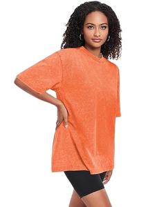 Camisetas de manga corta con cuello redondo, camisetas casuales lavadas vintage - Product Image 1