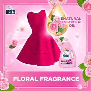 Détergent à lessive liquide 2-en-1 Breeze 3.6kg avec parfum de confort pour vêtements frais et propres - Product Image 4