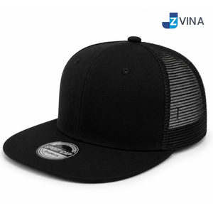 Casquette de baseball unisexe décontractée à logo personnalisé, style trucker, snapback, visière plate, 6 panneaux, réglable - Product Image 4