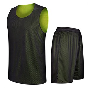 Maillots de basket-ball respirants, antibactériens, sans manches, fabriqués en usine, 100% polyester, taille plus, imprimés sur mesure, séchage rapide - Product Image 4