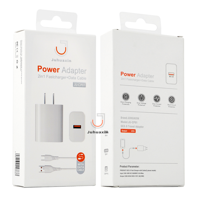 Factory Direct USB Charger & Adapter 18W QC3.0 OEM Supported Custom Logo Options for Bulk Orders