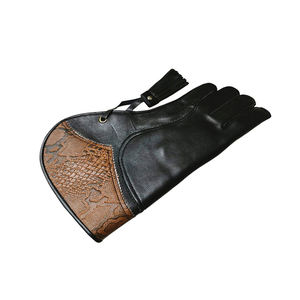 Guantes de Cuero Personalizables para Caza de Águilas, Equipo de Seguridad para Cetrería, para Aves, Halcón, Captura de Animales - Product Image 6