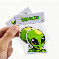 Paquete de Pegatinas Personalizadas en Bolsa OPP, Pegatinas de Dibujos Animados Impermeables para Publicidad y Promoción, Pegatinas de Vinilo Troqueladas Personalizadas