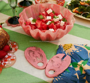 Indian Handmade Japanese Style Resin Sage Bowl Ceramic Polished Dishwasher Safe Brings Earthy Beauty to Your Home - Product Image 1