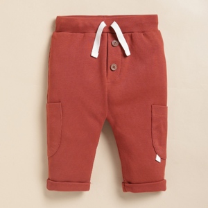 Mallas de bolsillo con cordón de elastano de bambú orgánico de calidad superior-Picante - Product Image 1