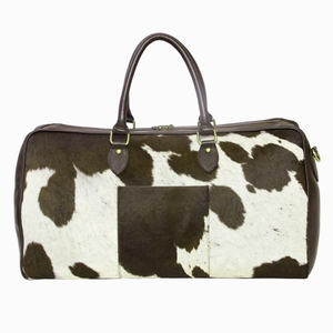 Bolsas de Viaje Plegables de Gran Capacidad, Bolsa de Viaje Personalizada con Pelo de Vaca, Nueva Bolsa de Viaje Ecológica para Fin de Semana - Product Image 1